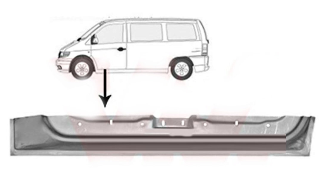 Podea Caroserie Usa Fata Stanga Mercedes Vito (W638) 1996 1997 1998 1999 2000 2001 2002 2003 2004