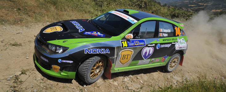 Podium in San Marino Rally Podium in San Marino Rally