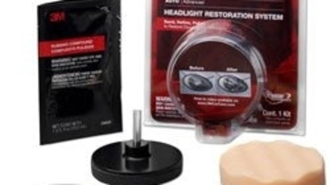 Polish restaurare faruri matuite Headlight Lens Restore System 3M cod intern: 60455055545