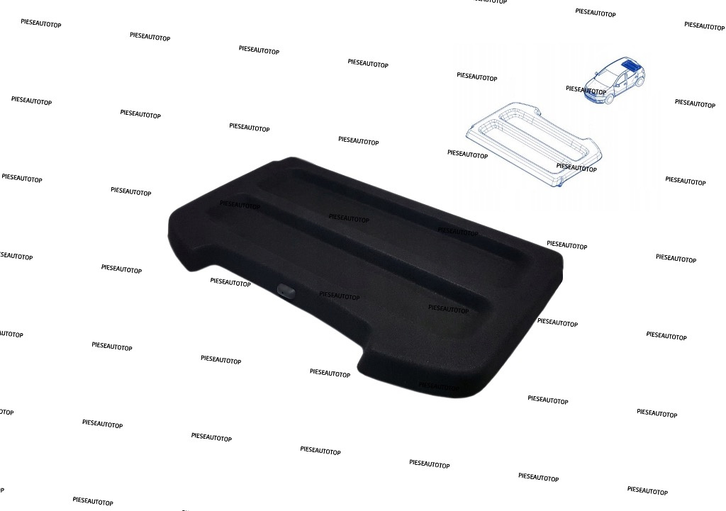 Polita portbagaj Dacia Sandero 2 Stepway 2019 NOUA 794205491R OE
