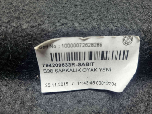 Polita portbagaj Renault Clio 4 (B98) Hatchback [Fabr 2012-2020] 794209633R