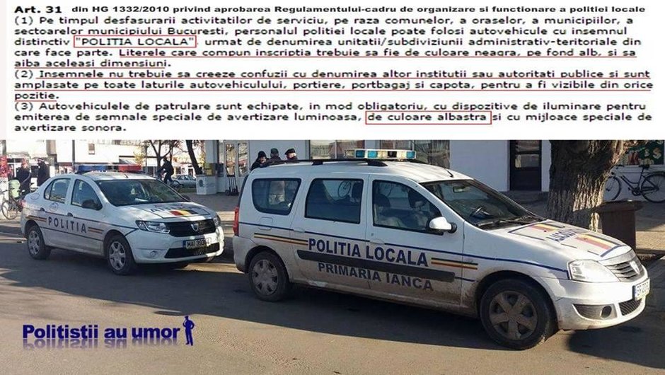 Politia Locala vs. Politia Rutiera