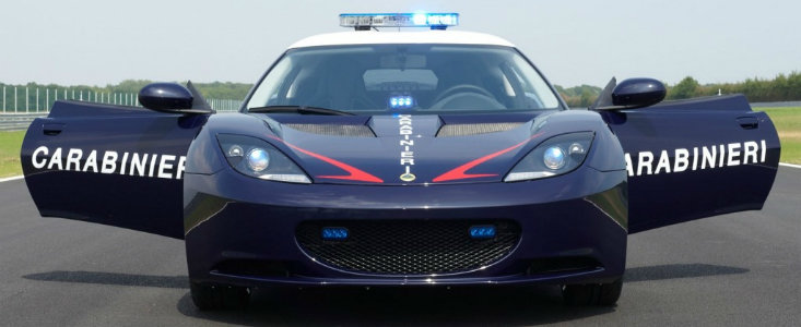 Politia Romana primeste un Lotus Evora S