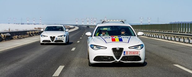 Politia Rutiera Ilfov primeste in dotare o autospeciala Alfa Romeo Giulia