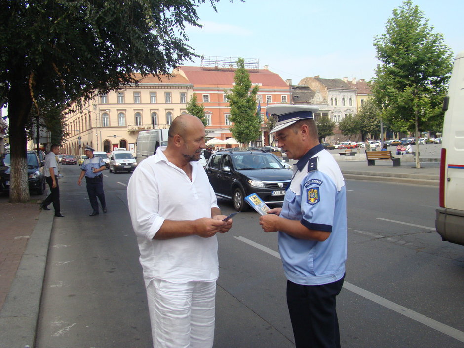 Politia Rutiera isi face treaba si in timpul liber!