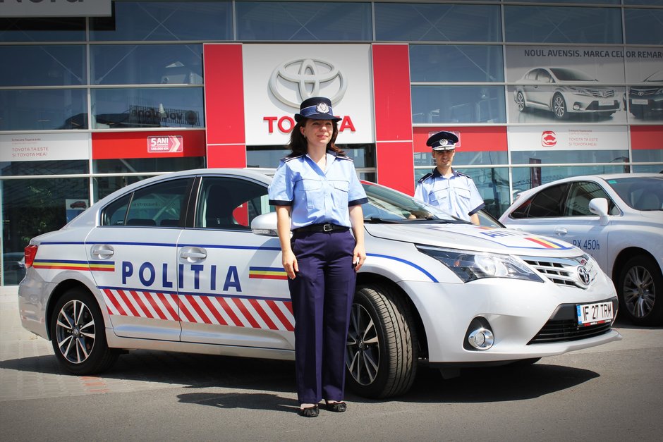 Politia Transporturi va circula cu o Toyota Avensis