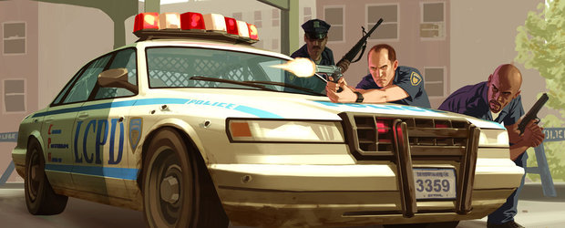 Politie, gloante si un sofer care se crede in GTA... in Rusia