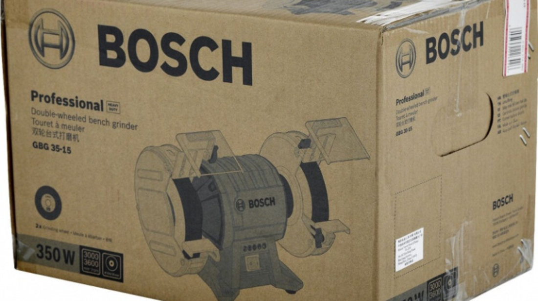 Polizor De Banc Bosch 350W 150MM 3000RPM GBG 35-15 0 601 27A 300