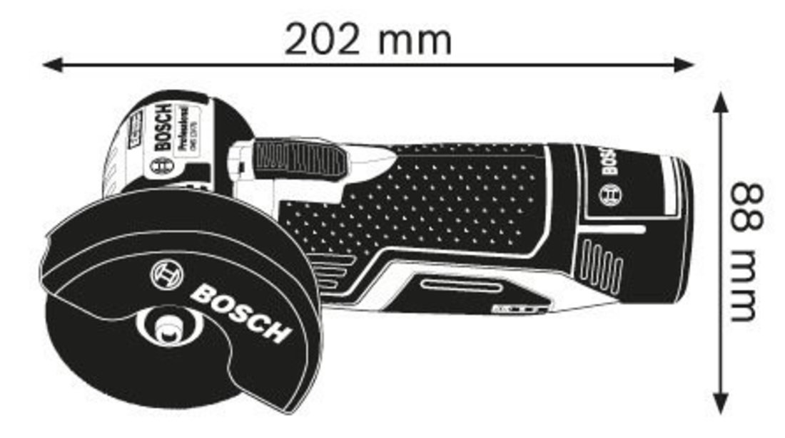 Polizor Unghiular Bosch 230V, 115mm 0 601 9F2 00B