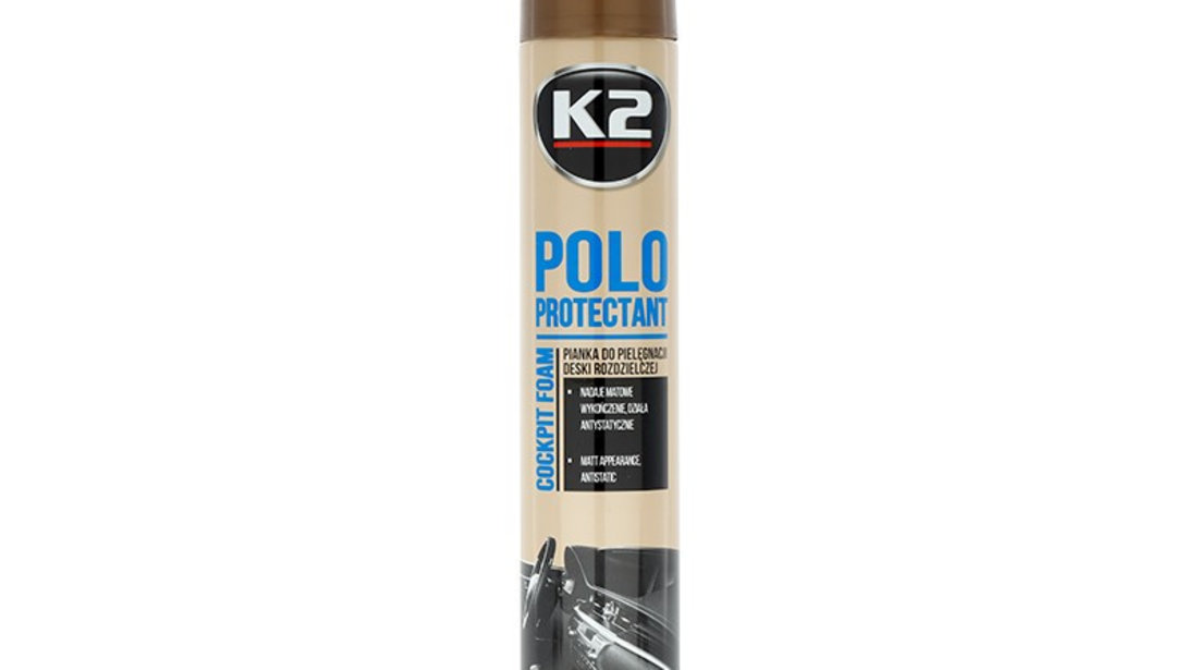 Polo Protectant Spuma De Curatare Cockpit, 750 Ml, Cafea K2-10000KA