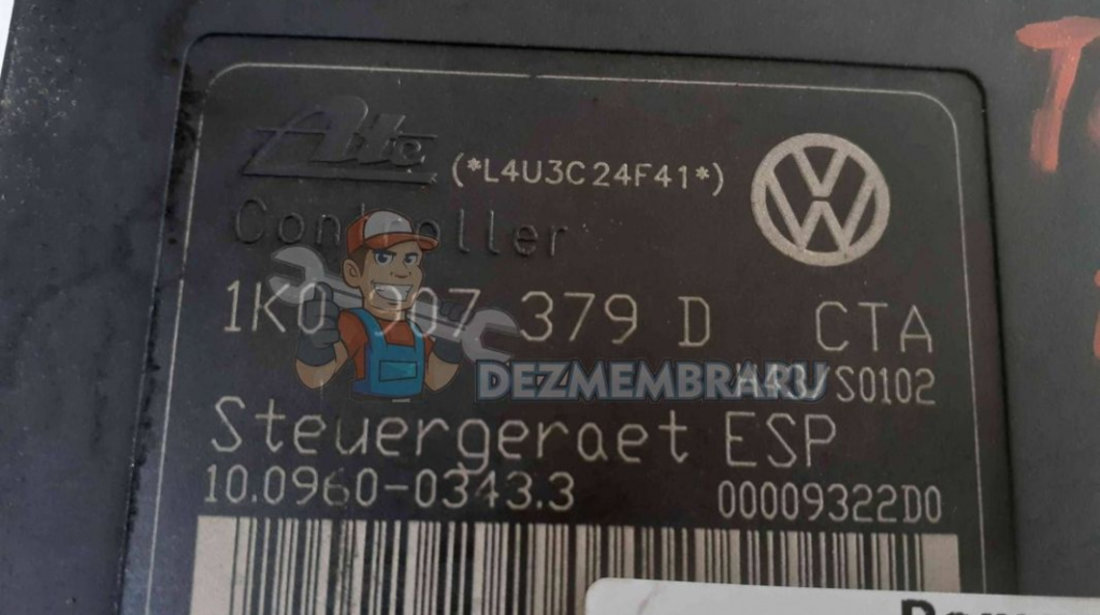 Pompa ABS 1K0907379D 1K0614517B Volkswagen Touran (1T1, 1T2) [Fabr 2003-2010]