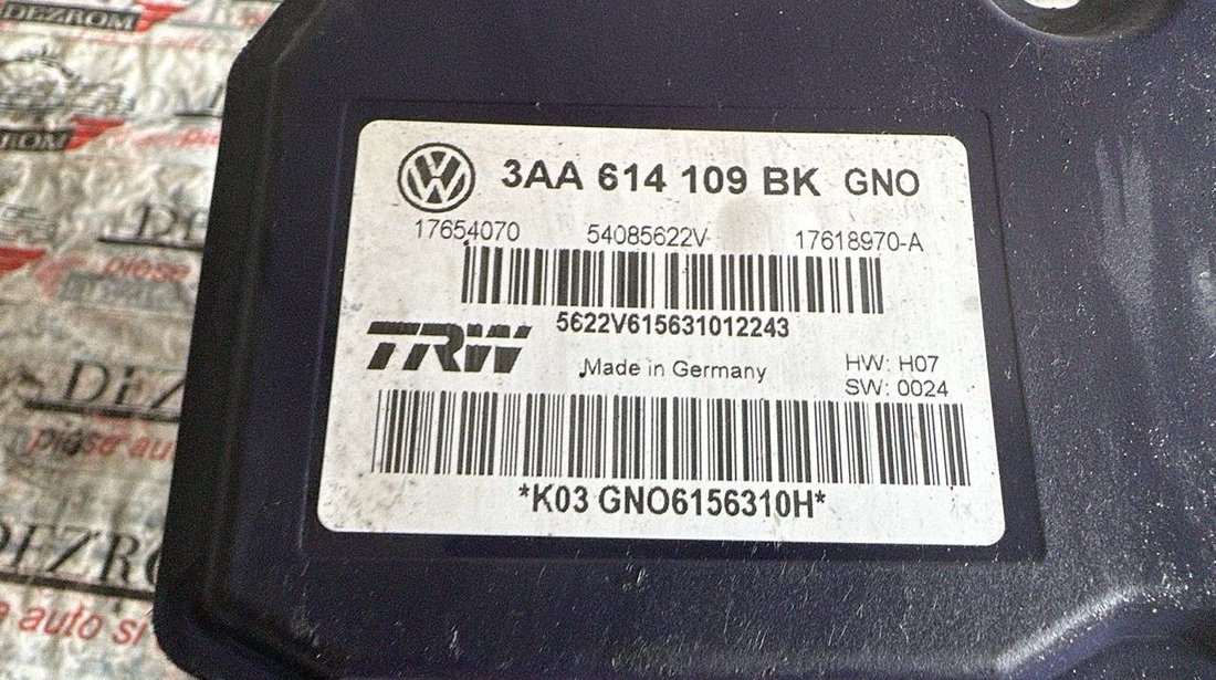 Pompa ABS 3AA614109BK VW Passat B7 Sedan (362) 1.4 TSI 122 cai