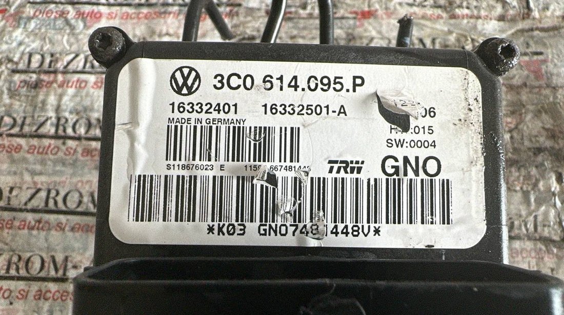 Pompa ABS 3C0614095P VW Passat B6 Variant (3C5) 2.0 TDI 4motion 170 cai