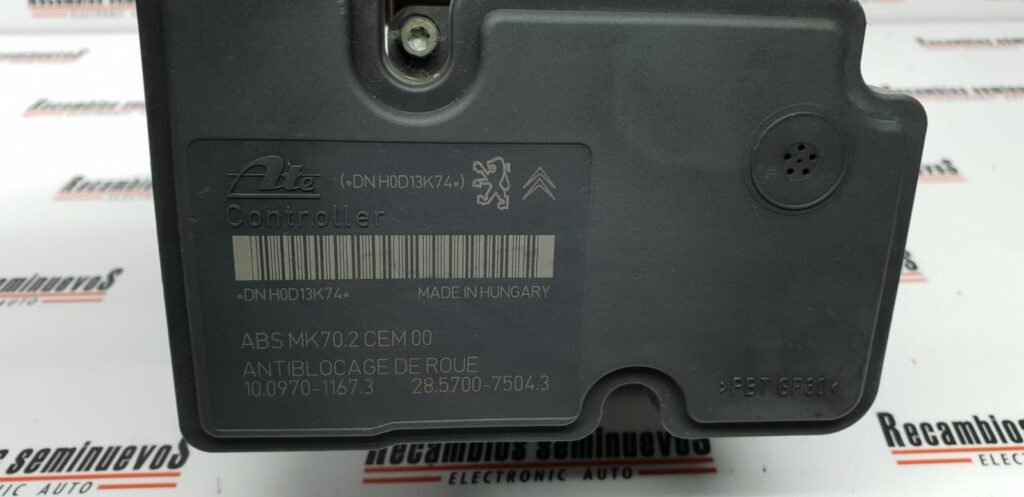 Pompa ABS ATE CITROEN C3 10.0970-1167.3 / 10 0970 1167 3 / 10097011673 / 28.5700-7504.3 / 28 5700 7504 3 / 28570075043 / 9666392580 / 10.0207-0200.4 / 10 0207 0200 4 / 10020702004 / KK10.0970-1167.3 / 10 0970 1167 3 / 10097011673 / 28.5700-7504.3 / 2