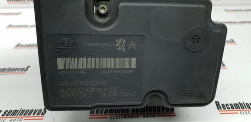 Pompa ABS ATE CITROEN C3 10.0970-1167.3 / 10 0970 1167 3 / 10097011673 / 28.5700-7504.3 / 28 5700 75...