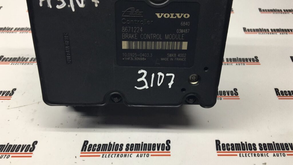 Pompa ABS ATE VOLVO XC90 10.0925-0403.3 / 10 0925 0403 3 / 10092504033 / 8671224 / 5WK8 4002 / 5WK84002 / P08671225 / 10.0204-0367.4 / 10 0204 0367 4 / 10020403674 / KK10.0925-0403.3 / 10 0925 0403 3 / 10092504033 / 8671224 / 5WK8 4002 / 5WK84002 / P
