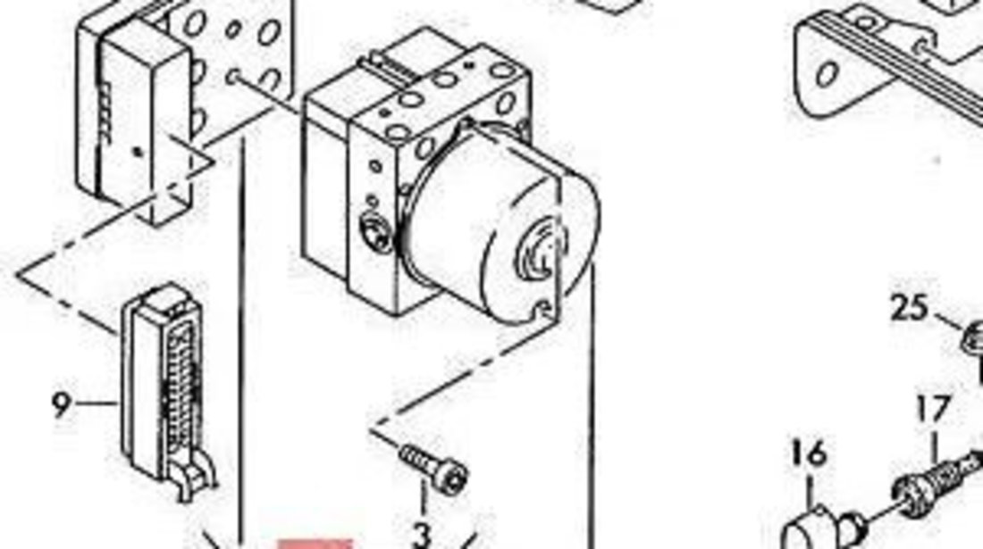 Pompa ABS Audi A3 8P 2004 - 2013 Cod 1K0614517AJ 1K0907379AN [C4040]