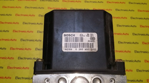 Pompa ABS Audi A4 B6, 0265225048, 8E0614517, 0265950011,