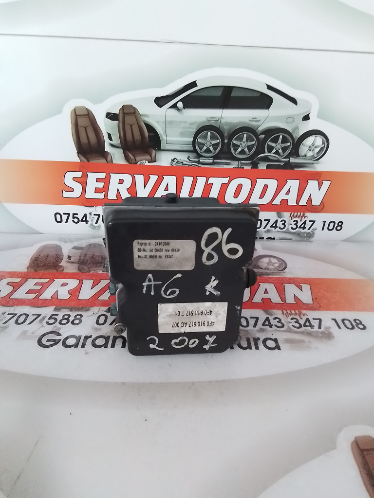 Pompa abs Audi A6 (2004-2011) [4F2, C6] 2.0 Motorina 2006, 0265235100/4F0614517T / 4F0910517AC