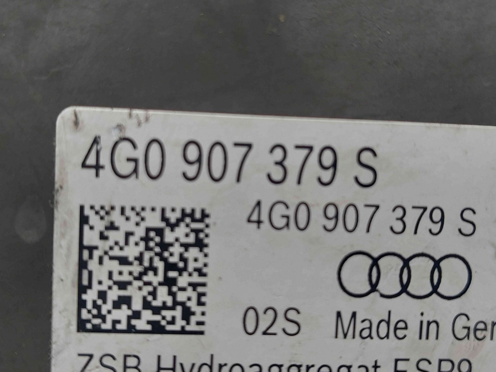 Pompa ABS Audi A6 (4G5, C7) [Fabr 2011-2017] 4G0907379S 2.0 TDI CNHA 140KW / 190CP 2.0 TDI CNHA 140KW / 190CP