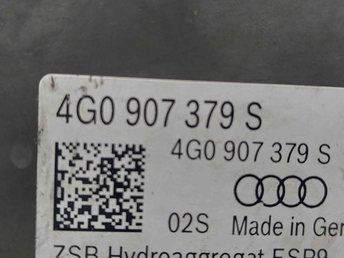 Pompa ABS Audi A6 (4G5, C7) [Fabr 2011-2017] 4G0907379S 2.0 TDI CNHA 140KW / 190CP 2.0 TDI CNHA 140K...