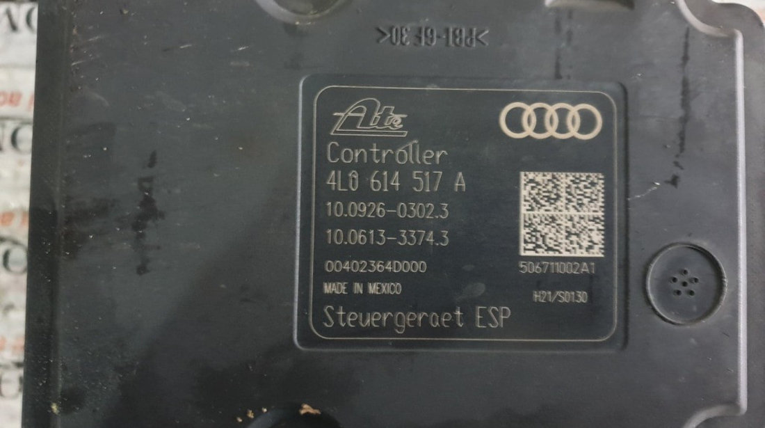 Pompa ABS Audi Q7 4L 3.0 TDI 211 cai cod motor:BUN cod piesa: 4L0614517A