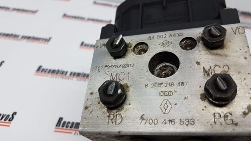 Pompa ABS BOSCH RENAULT SAFRANE 0 265 216 487 / 0265216487 / 7700 416 533 / 7700416533 / 0 273 004 2...