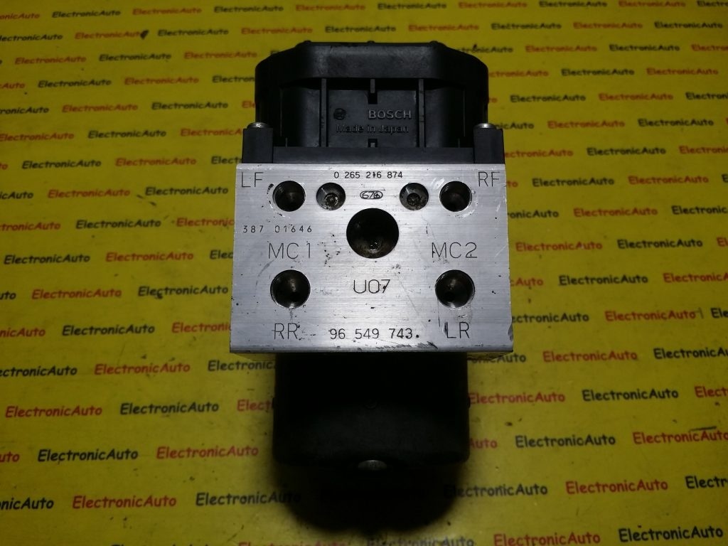 Pompa ABS Chevrolet Nubira, 0265216874, 96549743,