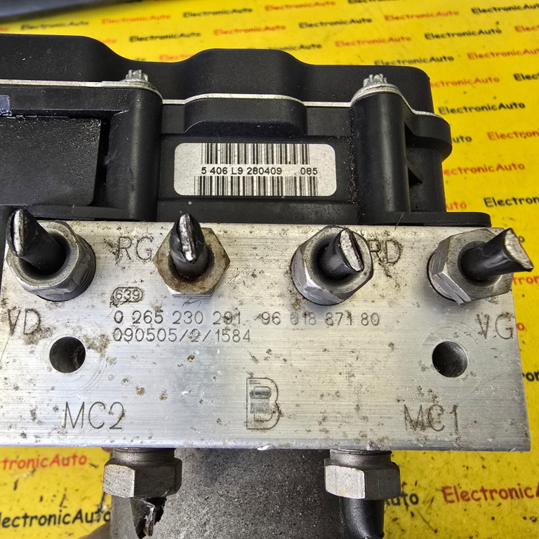Pompa ABS Citroen C4, 0265230291, 9661887180, 0265950963, 9665915780,