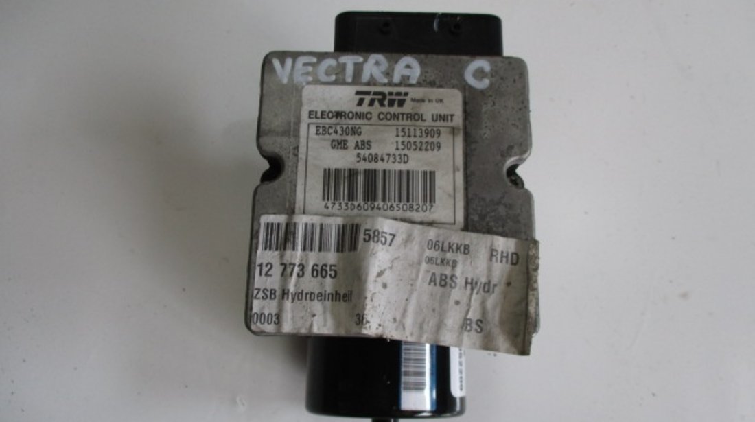 POMPA ABS COD 15113909 / 15052209 / 68193765 / 12773671 OPEL VECTRA C FAB. 2002 – 2009 ⭐⭐⭐⭐⭐