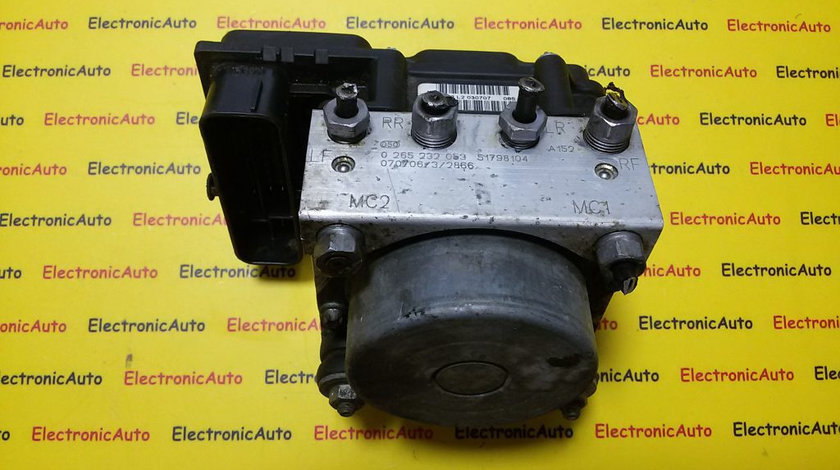 Pompa ABS Fiat 0265232053, 0265800690, 51798104