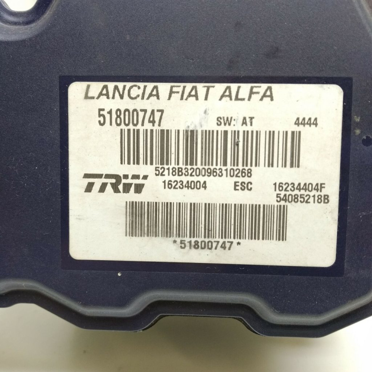 Pompa ABS FIAT CROMA, 51800747, 16234004, 16234404F, 54085218B,