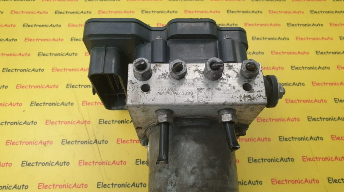 Pompa ABS Fiat Ducato 0265260989, 51987033