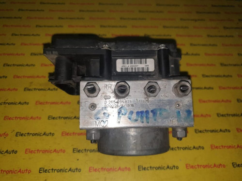 Pompa abs Fiat Grande Punto, 0265231878, 51787091, 0265800598,