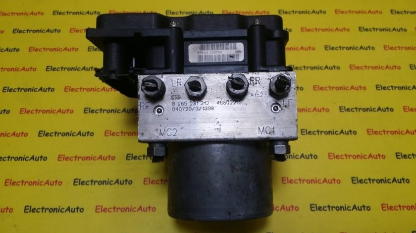 Pompa ABS Fiat Panda, 0265231312, 46802215