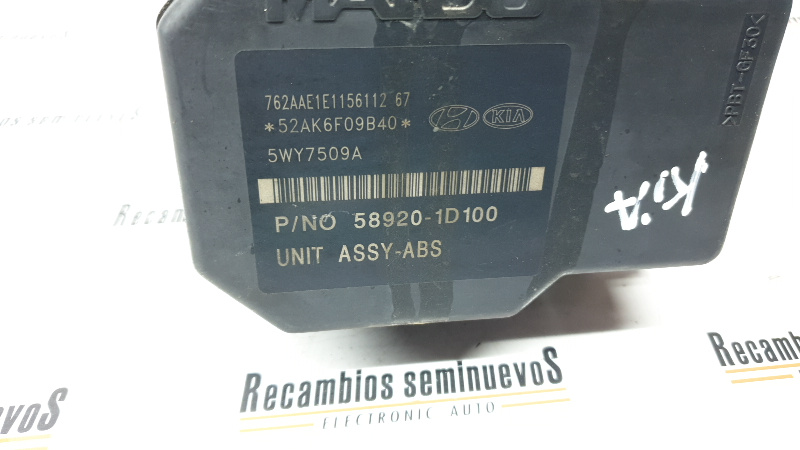 Pompa Abs Kia CARENS, 589201D100, 5WY7509A, BH60107600,
