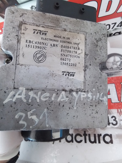 Pompa abs Lancia Ypsilon (2003-2011) 1.2 Motorina 2003, 54084785B/51758178