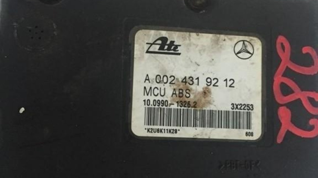 Pompa abs Mercedes C-Class (1993-2000) [W202] a0024319212