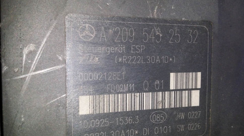 Pompa ABS – MERCEDES C-CLASS (2000-2006 2.2 CDI )