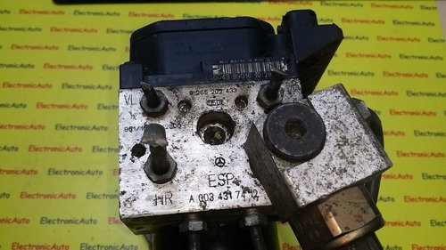 Pompa ABS MERCEDES Clasa A, 0265202433, A0034317412,