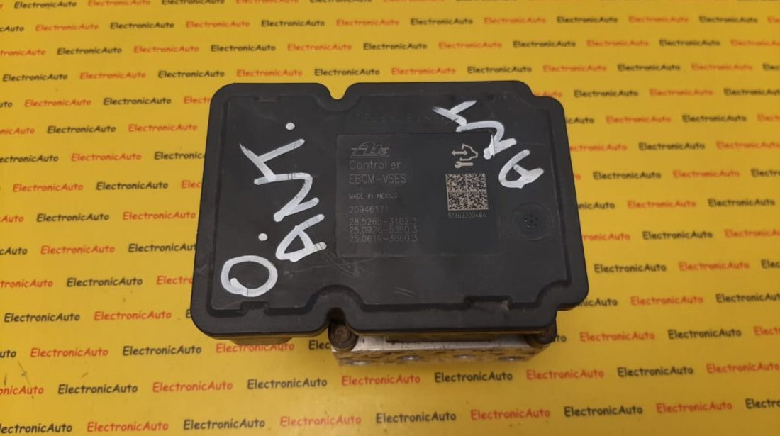 Pompa ABS Opel Antara 95112928, 20946171