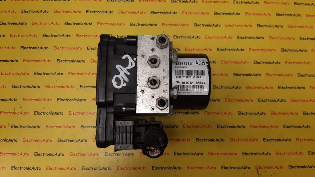 Pompa ABS Opel Astra 13356789, 10096145223