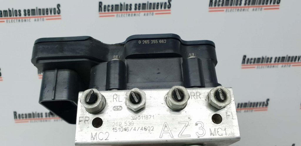 Pompa ABS OPEL CORSA 0 265 255 662 / 0265255662 / 269 539 / 269539 / 39011871 / 2265106516 / 0265956292 / KKK0 265 255 662 / 0265255662 / 269 539 / 269539 / 39011871 / 2265106516 / 0265956292 / KKK