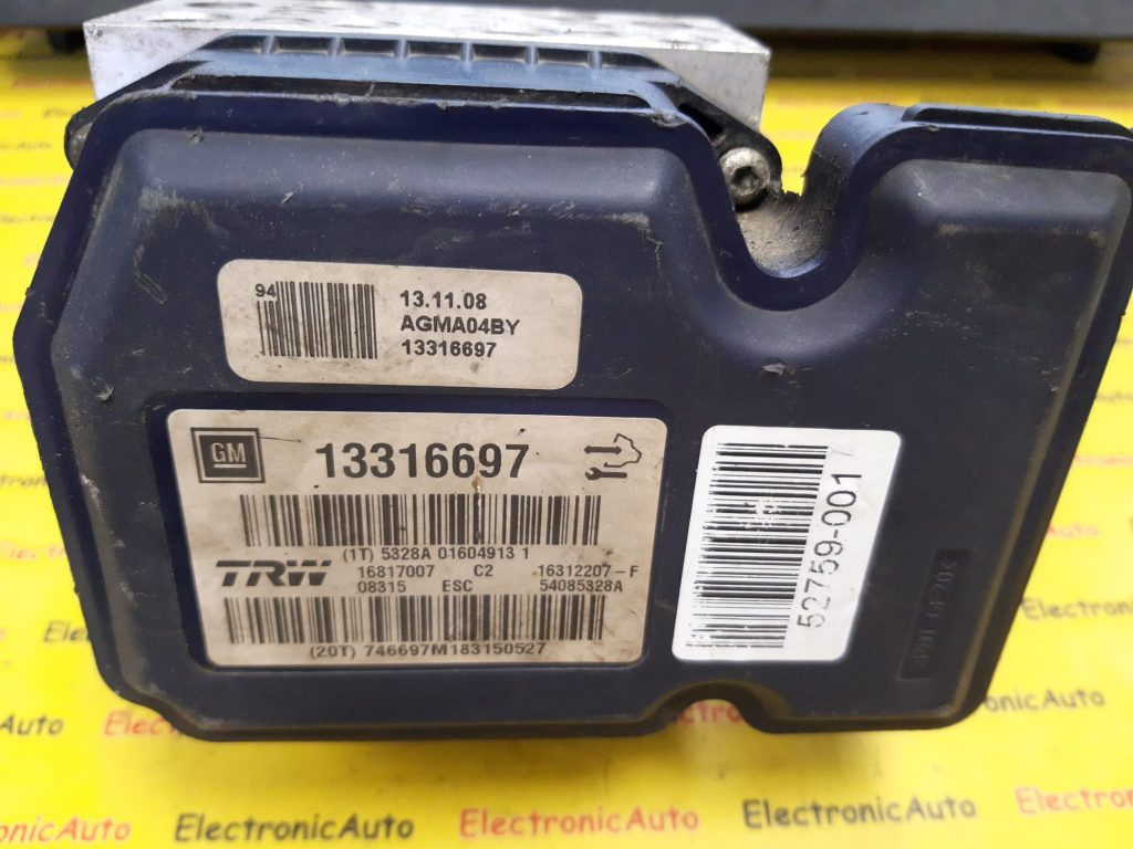 POMPA ABS Opel INSIGNIA, 13316697, 16312207F, 54085328A,