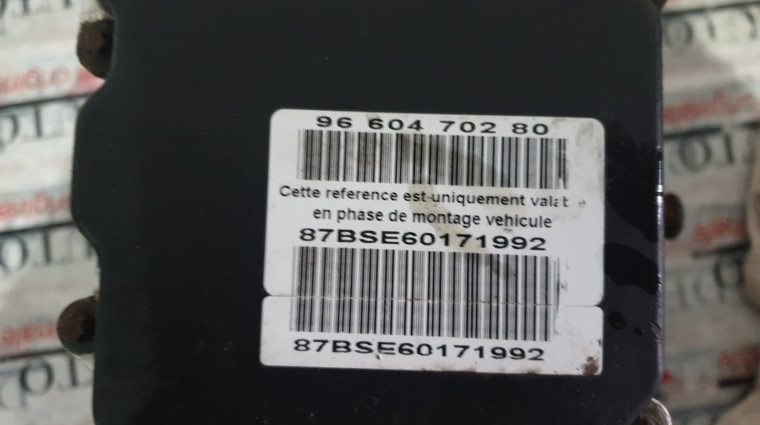 Pompa ABS originala Peugeot 407 2.7 HDi 204 cai coduri : 9660470280 / 0265234052