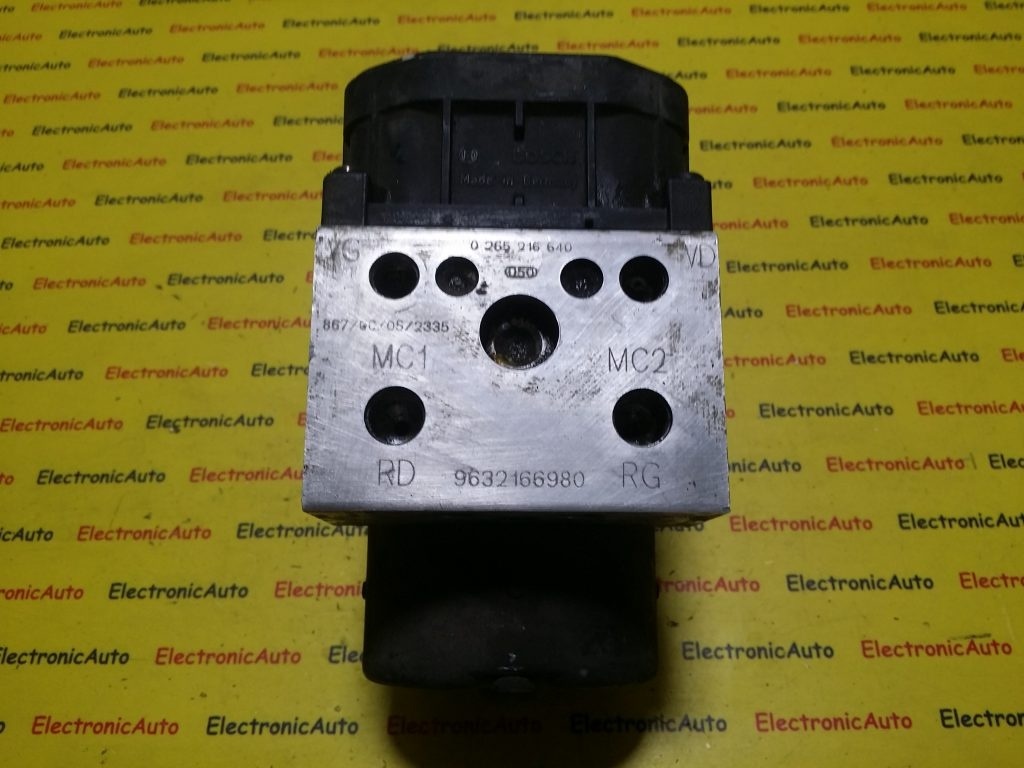 Pompa ABS Peugeot 307, 0265216640, 9632166980, 0273004351,