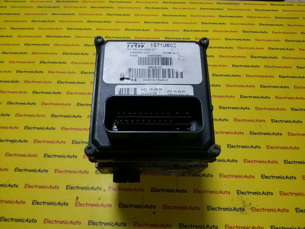 Pompa ABS Peugeot 407, 9660067280, 15710602, 15710502A, S118676001L,