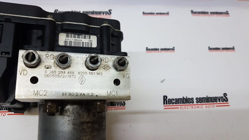 Pompa ABS Renault MEGANE, 8200551143, 0265234468, 0265950595,