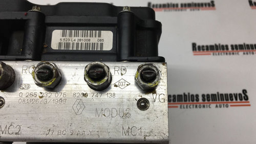 Pompa ABS RENAULT MODUS, 0265232075, 8200747138, 0265800558,