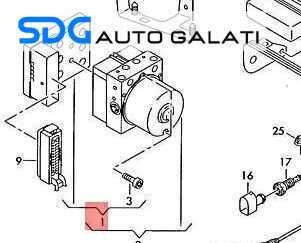 Pompa ABS Seat Toledo 3 2005 - 2009 Cod 1K0614517AJ 1K0907379AN [C4040]